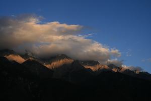 Alpengluehen...fast jedenfalls Alpengluehen...fast jedenfalls